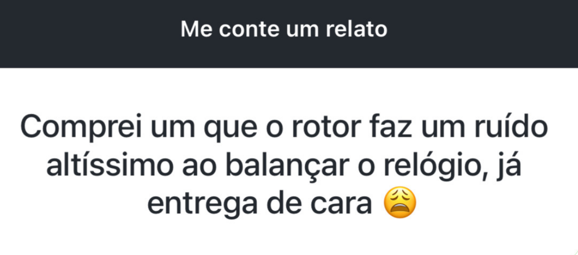 Relato de comprador 4